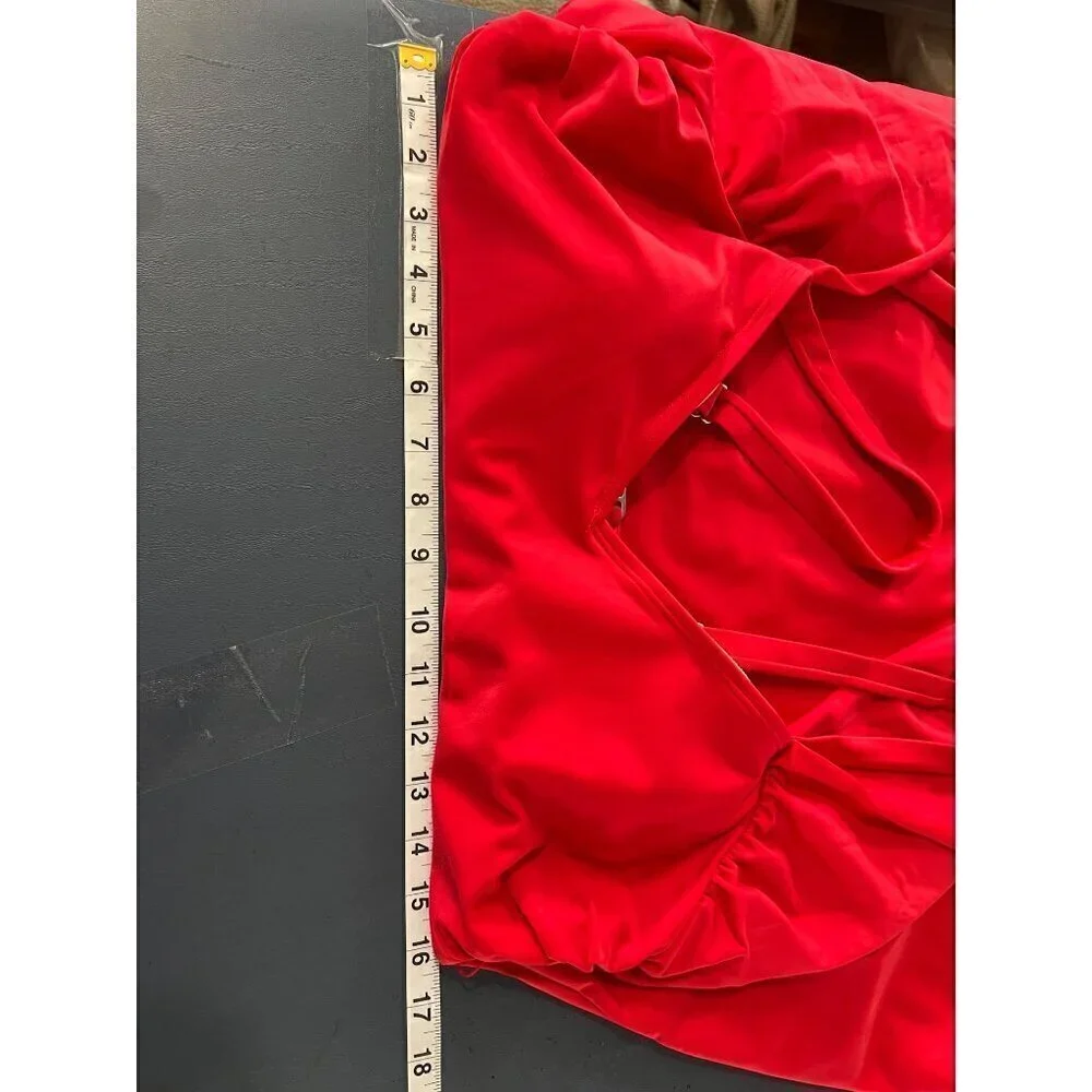Old Navy  Red One-Piece‎ Swimsuit 1X Plus Size Beachy vacation reaort tropical